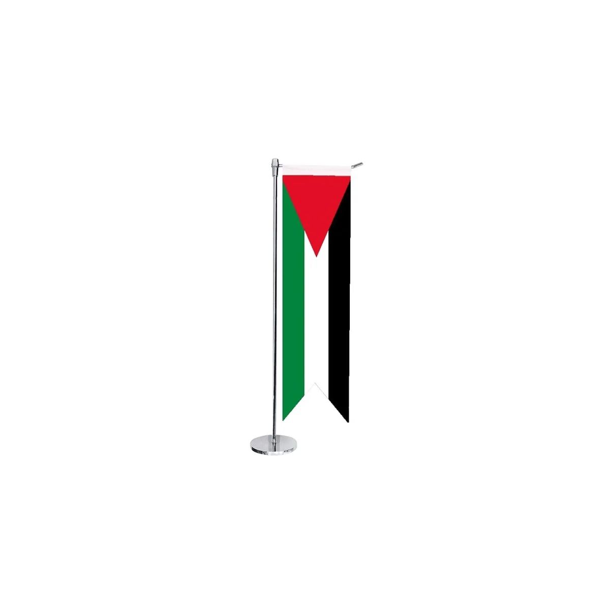 علم فلسطين مكتبي بقاعدة حرف L