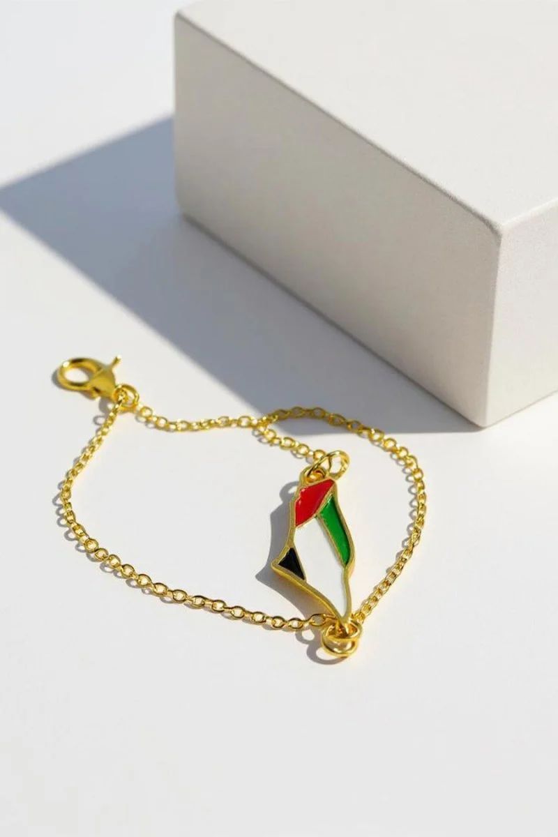 سوار فلسطين – ستانلس ستيل ذهبي 4